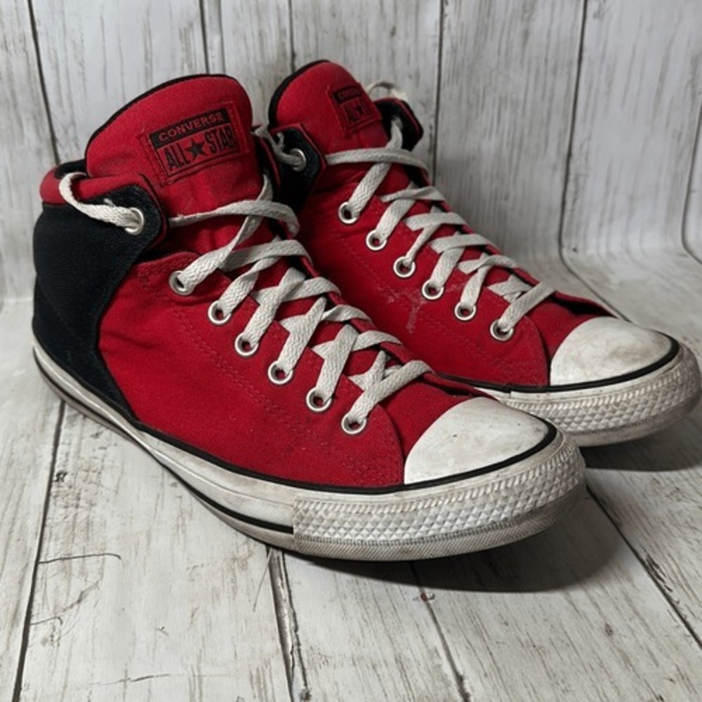 Converse Chuck Taylor All Star High Street Red Black Mens 10 169110F Mid Top